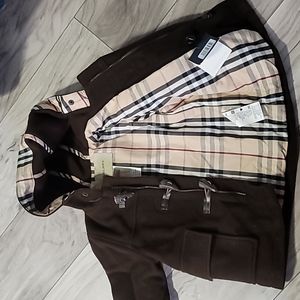 Child’s Burberry wool toggle coat